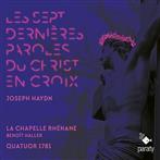 La Chapelle Rhenane Quatuor 1781 Haller Humbrecht "Les Sept Dernieres Paroles Du Christ En Croix"