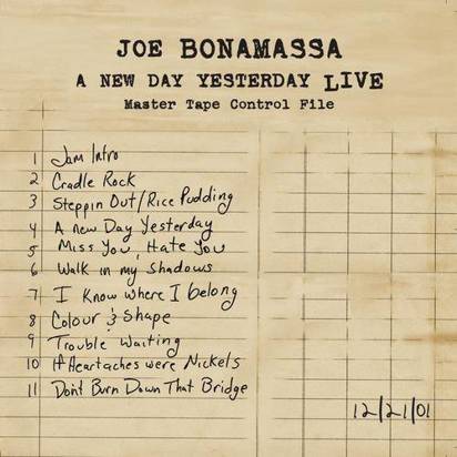 Bonamassa, Joe "A New Day Yesterday Live Lp"
