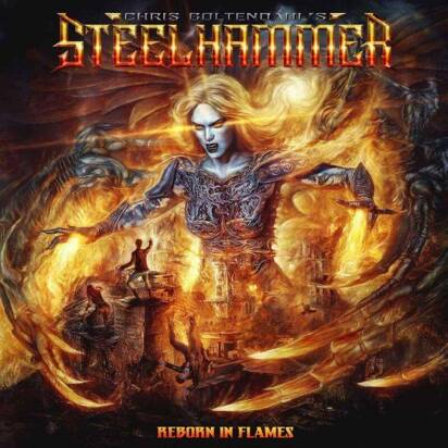 Chris Bohltendahl's Steelhammer "Reborn In Flames LP BLACK"