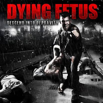 Dying Fetus "Descend Into Depravity LP BLOOD RED"