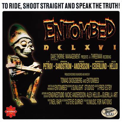 Entombed "DCLXVI To Ride Shoot Straight And Speak The Truth LP"