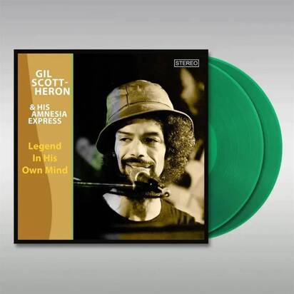 Gil Scott-Heron & His Amnesia Express "Legend In His Own Mind LP GREEN"