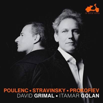 Poulenc Stravinsky Prokoviev "Sonatas For Violin And Piano Grimal Golan"