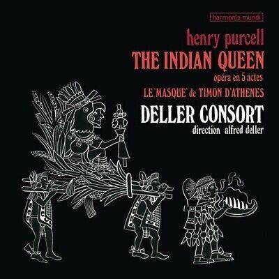 Purcell "The Indian Queen Deller The King's Musick The Deller Choir Knibbs LP"