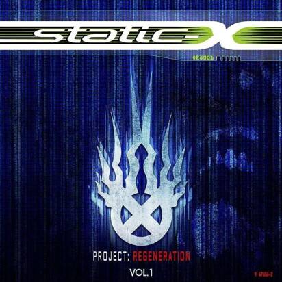 Static-X "Project Regeneration Volume 1 LP BLUE GREEN"
