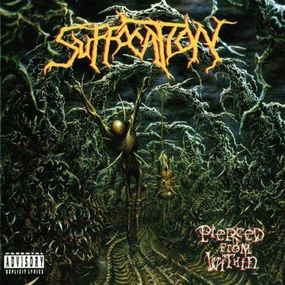 Suffocation "Pierced From Within Orange Lp"