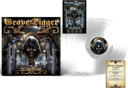 Grave Digger "25 To Live LP BOXSET CLEAR"