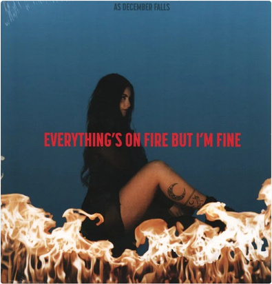 As December Falls "Everything's On Fire But I'm Fine LP SPLATTER"