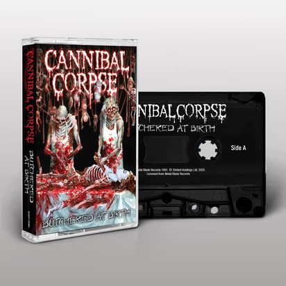 Cannibal Corpse "Butchered At Birth CASSETTE"