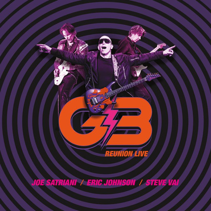 G3 Joe Satriani Eric Johnson Steve Vai "Reunion Live LP BLACK"