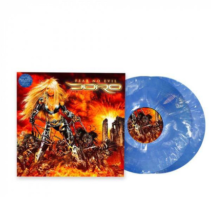 Doro "Fear No Evil LP BLUE WHITE"