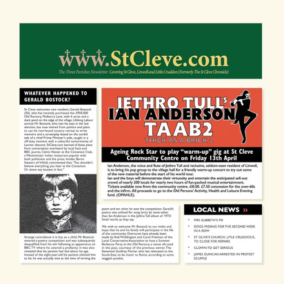 Jethro Tull's Ian Anderson "Thick As A Brick 2 LP"