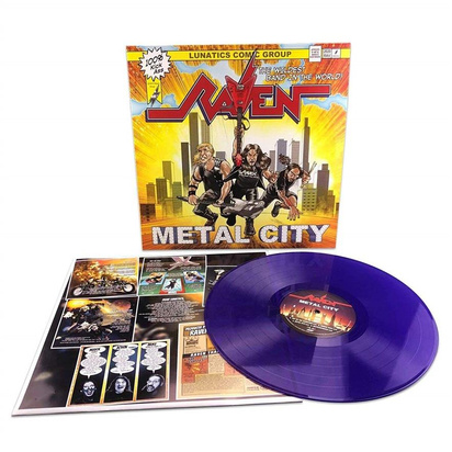 Raven "Metal City LP PURPLE"