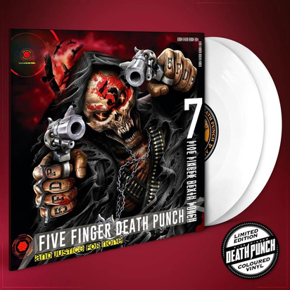 Five Finger Death Punch "And Justice For None LP WHITE"