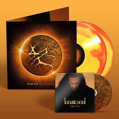 Lunatic Soul "The World Under Unsun LP SUNBURST ORANGE/YELLOW"