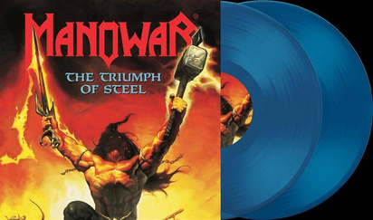 Manowar "The Triumpf Of Steel LP BLUE"