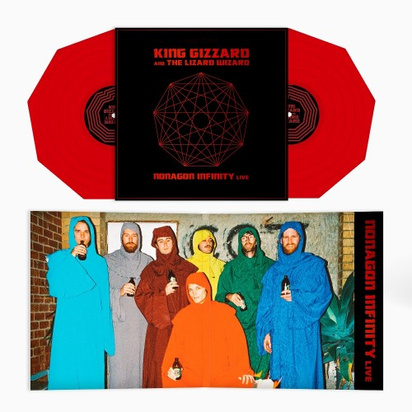 King Gizzard & The Lizard Wizard "Nonagon Infinity Live LP RED"