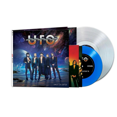 UFO "Walk On Water LP CLEAR BLUE"