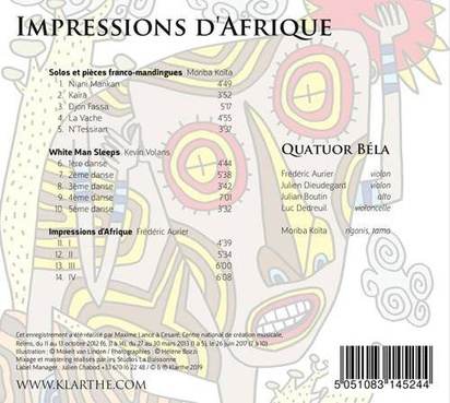 Quatuor Bela Et Moriba Koita "Impressions D'Afrique"