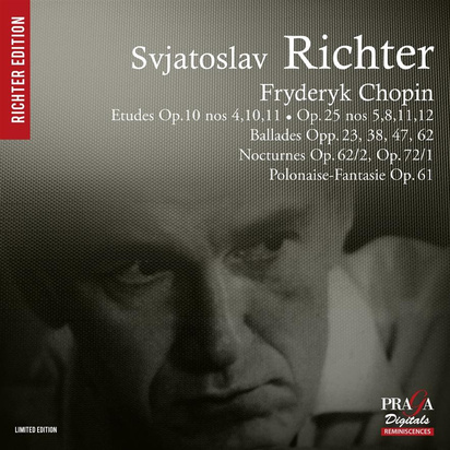 Chopin "Etudes Ballades Nocturnes Polonaise No 7 Richter"