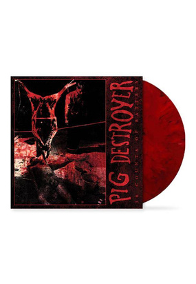 Pig Destroyer "38 Counts Of Battery LP RED BLACK"