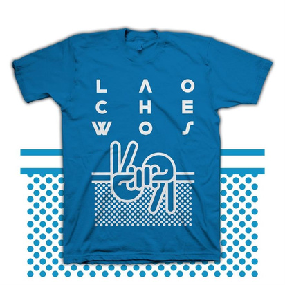 Lao Che „WOS” XXL BLUE t shirt